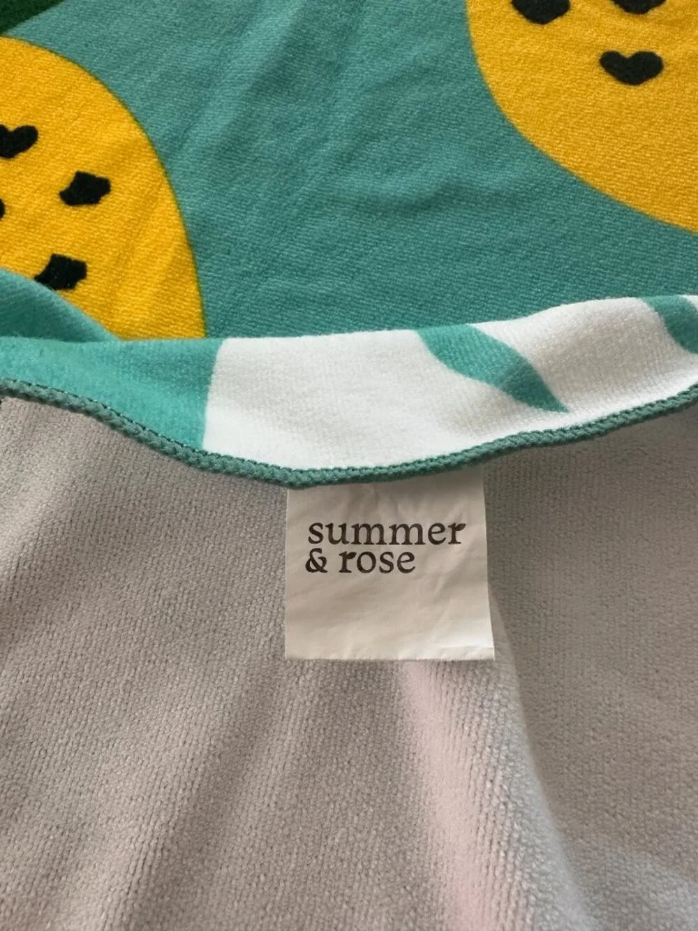 Summer & Rose Pineapple Beach Towel